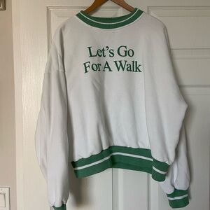 Yellow The Label Let’s Go For A Walk Sweatshirt